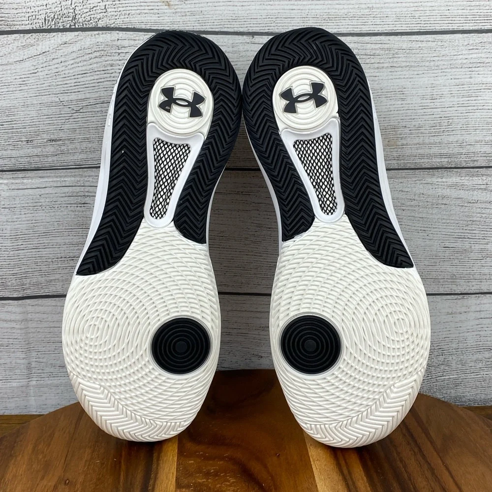 Under Armour HOVR Block City White Black Volleyball Court Shoe Women’s Size 11.5